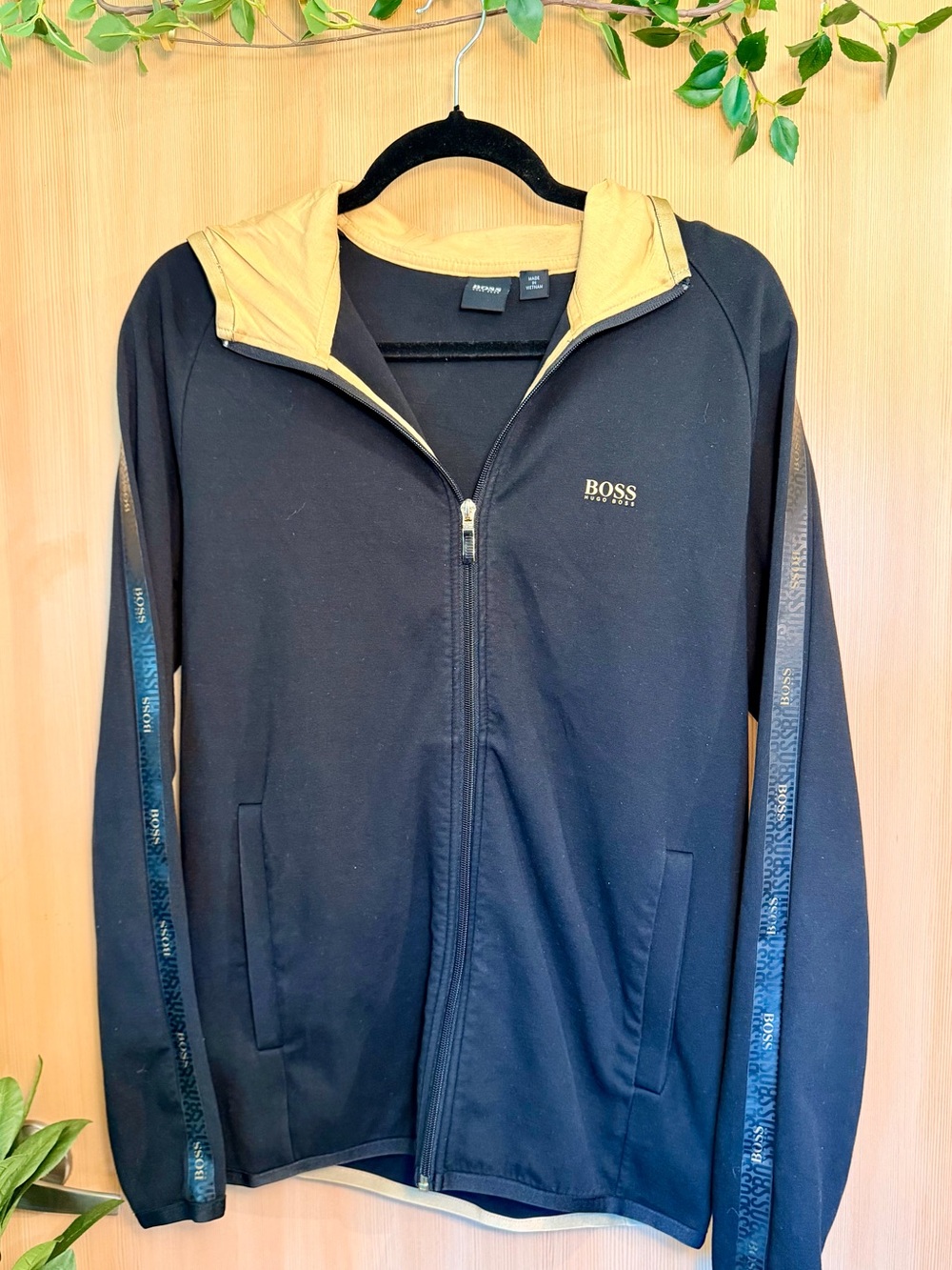 BOSS Hugo Boss Full Zip Track Jacket Black Medium